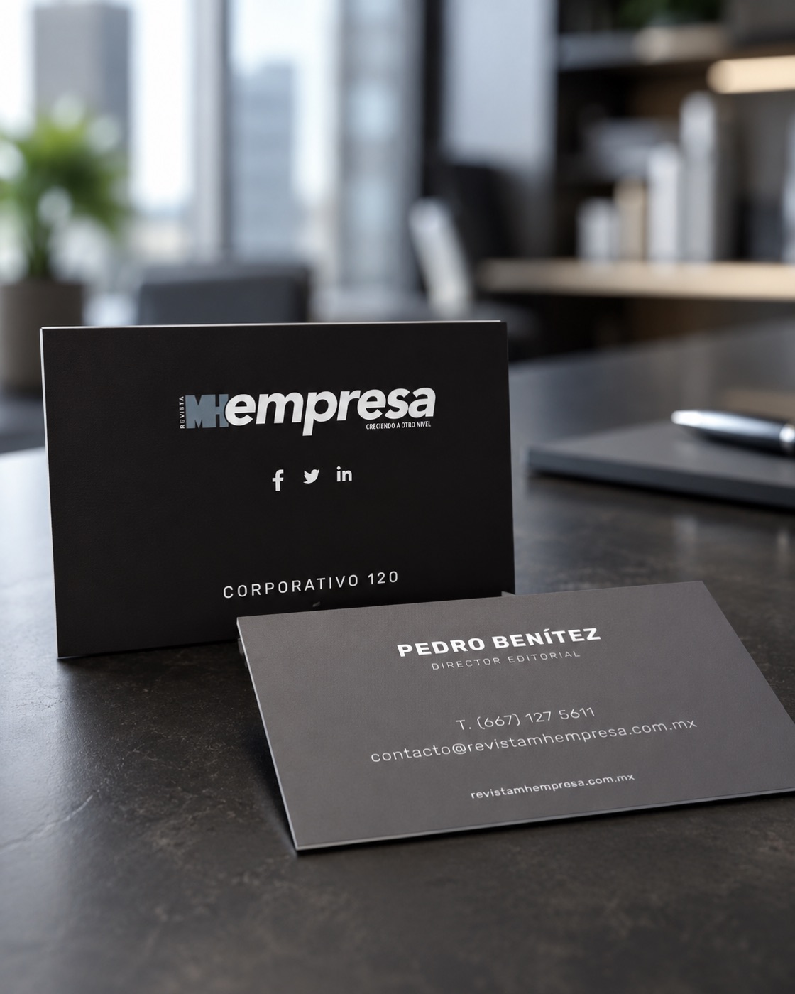 Tarjetas de presentación de MHempresa